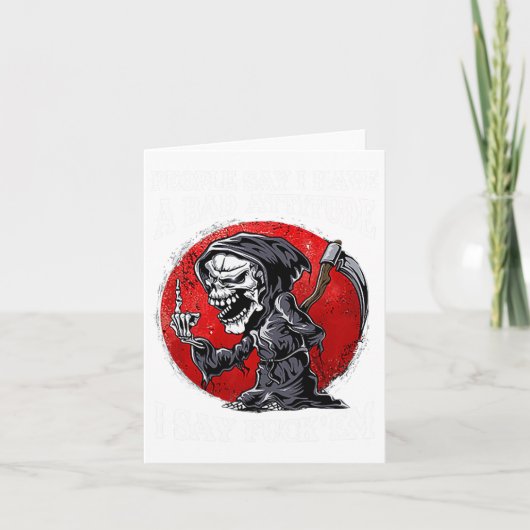 みんな私の態度が悪いって言うけど、私は気にしない カード (正面)