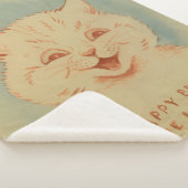 みんな私を愛してくれて私は幸せだ（甘い猫） シェルパブランケット (3/4)