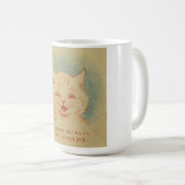 みんな私を愛してくれて私は幸せだ(Kitty Cat) コーヒーマグカップ (正面右)