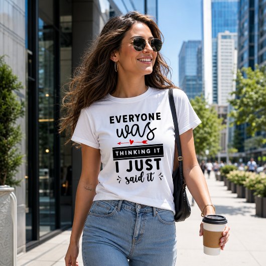 みんな考えてたこと 私が言っただけ Tシャツ