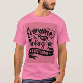 みんな考えのIt Tee Tシャツ (正面)