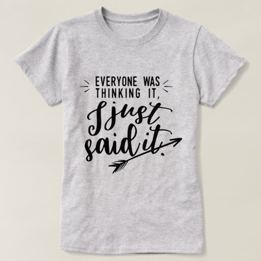みんな考えるだ… Tシャツ (デザイン正面)