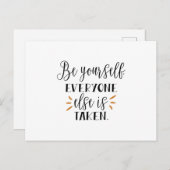 みんな自分になれよ ポストカード (正面/裏面)