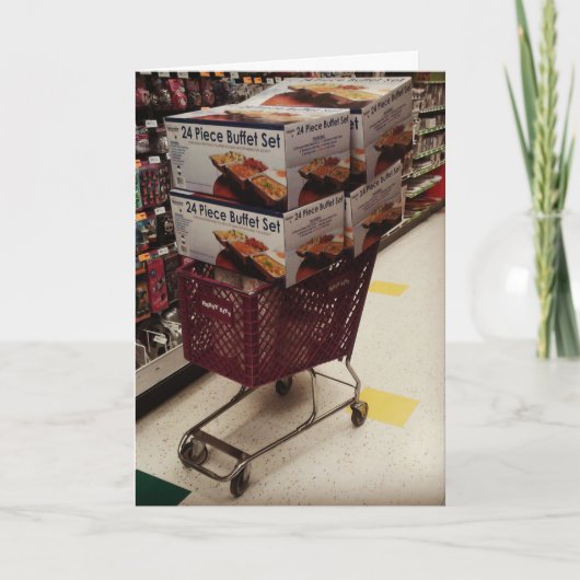 「みんな、お腹が空いてるよ」 誕生日カード カード (正面)