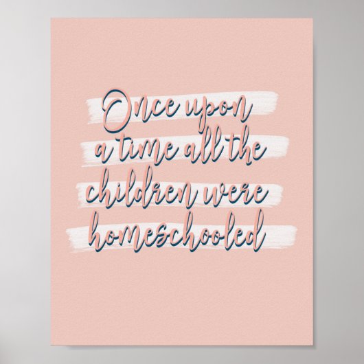 むかしむかし、コドモ達は皆ホームスクーされた ポスター (正面)