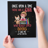 むかしむかし、本を書く女の子がいた チラシ (手)