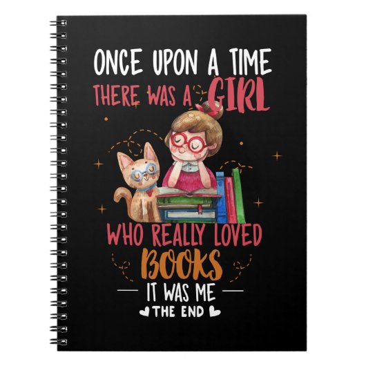 むかしむかし、本を書く女の子がいた ノートブック (正面)