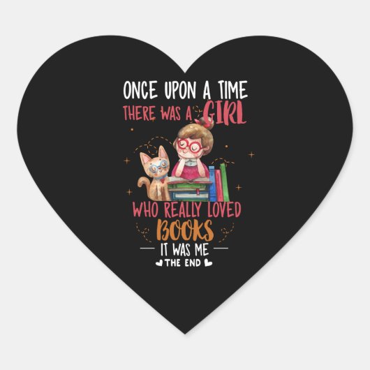 むかしむかし、本を書く女の子がいた ハートシール (正面)