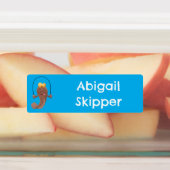 むかつお魚の漫画をスキップパーソナライズされたする ラベル (貼付)