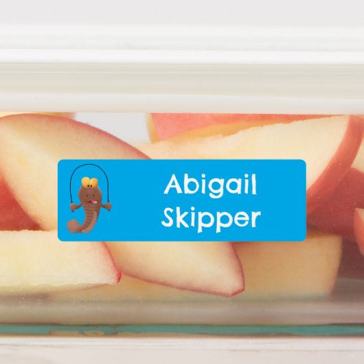 むかつお魚の漫画をスキップパーソナライズされたする ラベル (貼付)