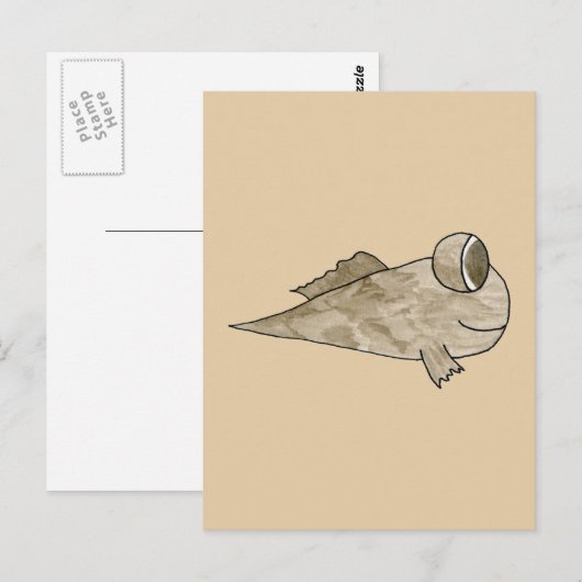 むかつお魚 ポストカード (正面/裏面)