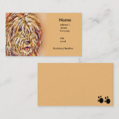 むく毛の犬 名刺 (正面/裏面)