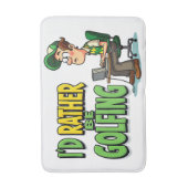 むしろおもしろい彼のために金を惜しんでいる バスマット (正面縦)