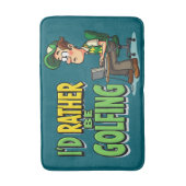 むしろおもしろい彼のために金を惜しんでいる バスマット (正面縦)