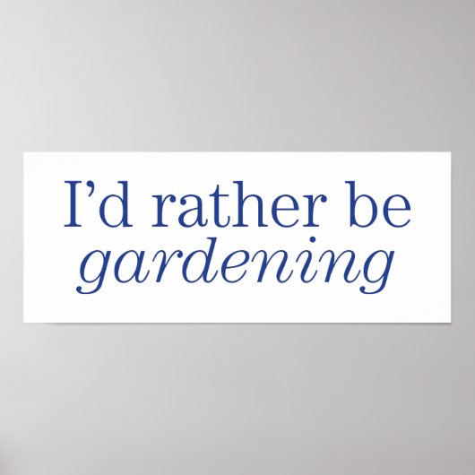 むしろガーデニングである ポスター (正面)