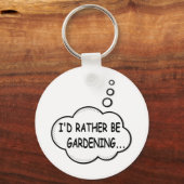 むしろガーデニングを好む キーホルダー (正面)