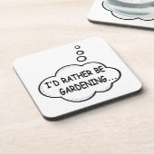 むしろガーデニングを好む コースター (左側)