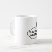 むしろガーデニングを好む コーヒーマグカップ (正面左)