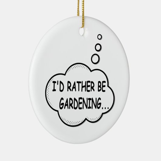 むしろガーデニングを好む セラミックオーナメント (右)
