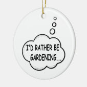 むしろガーデニングを好む セラミックオーナメント (左)