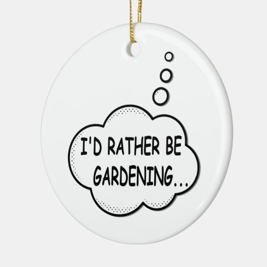 むしろガーデニングを好む セラミックオーナメント (左)