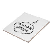 むしろガーデニングを好む タイル (側面)