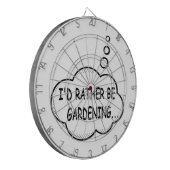 むしろガーデニングを好む ダーツボード (正面左)