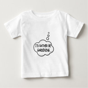 むしろガーデニングを好む ベビーTシャツ