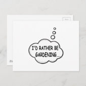 むしろガーデニングを好む ポストカード (正面/裏面)