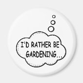 むしろガーデニングを好む マグネット (正面)