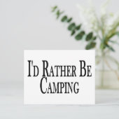 むしろキャンプしている ポストカード (スタンド正面)