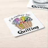 むしろキルティング スクエアペーパーコースター (アングル)