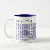 むしろクラフト&名前154BuW隠しメッセージ ツートーンマグカップ (左)