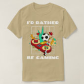 むしろゲーマーになる Tシャツ (デザイン正面)