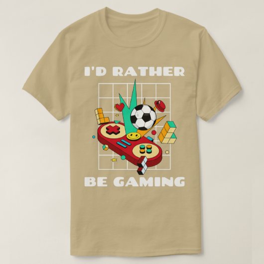 むしろゲーマーになる Tシャツ (デザイン正面)
