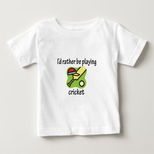 むしろコオロギを遊んでいます ベビーTシャツ (正面)