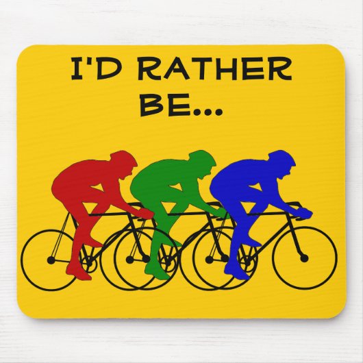 むしろサイクリングマウスパッド マウスパッド (正面)