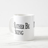 むしろスキーをしています コーヒーマグカップ (正面左)