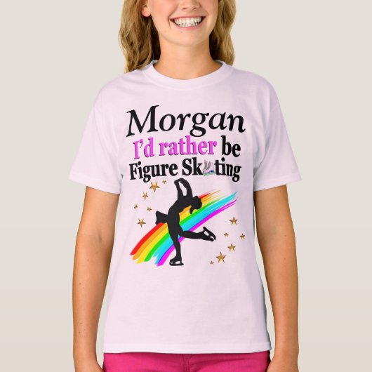 むしろスケートで滑るパーソナライズされたの汗 Tシャツ (正面)