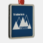 むしろスティームボート・春・コロラド・マウンタにいる メタルオーナメント (右)