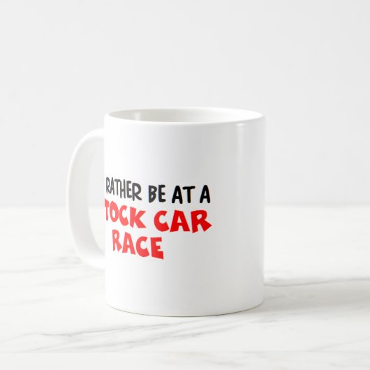 むしろストックカーレースに参加している コーヒーマグカップ (正面左)