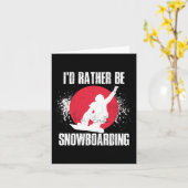 むしろスノーボードになる カード (黄色い花)