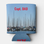 むしろセーリングセーリングセーリングボートの写真 缶クーラー (裏面)