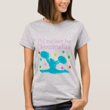 むしろチアリーティングパーソナライズされたTシャツ