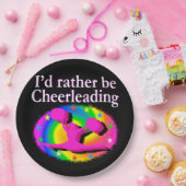 むしろチアリーティング ペーパープレート (パーティー)