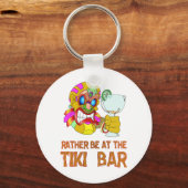 むしろティキバーTIKIマスクにいる キーホルダー (正面)