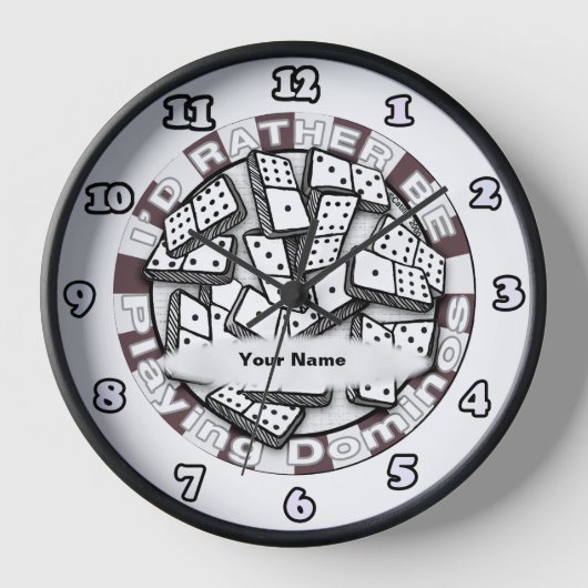 むしろド遊ミノ ラウンド壁時計 (正面)