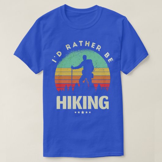 むしろハイキングだ Tシャツ (デザイン正面)