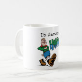 むしろハイキングのマグクラシックだ コーヒーマグカップ (正面左)