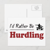 むしろハードルしている ポストカード (正面/裏面)